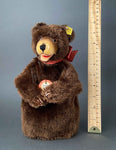 STEIFF Teddy Bear Hand Puppet ~ ALL IDs 1959-67 Rare!