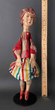 LADY Hand Puppet ~ 1920-30s Unique!