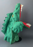 CROCODILE Hand Puppet by Curt Meissner ~ 1960s Punch and Judy Rare!