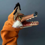 FOX Hand Puppet by Lotte Sievers-Hahn ~ Germany 60s Rare!