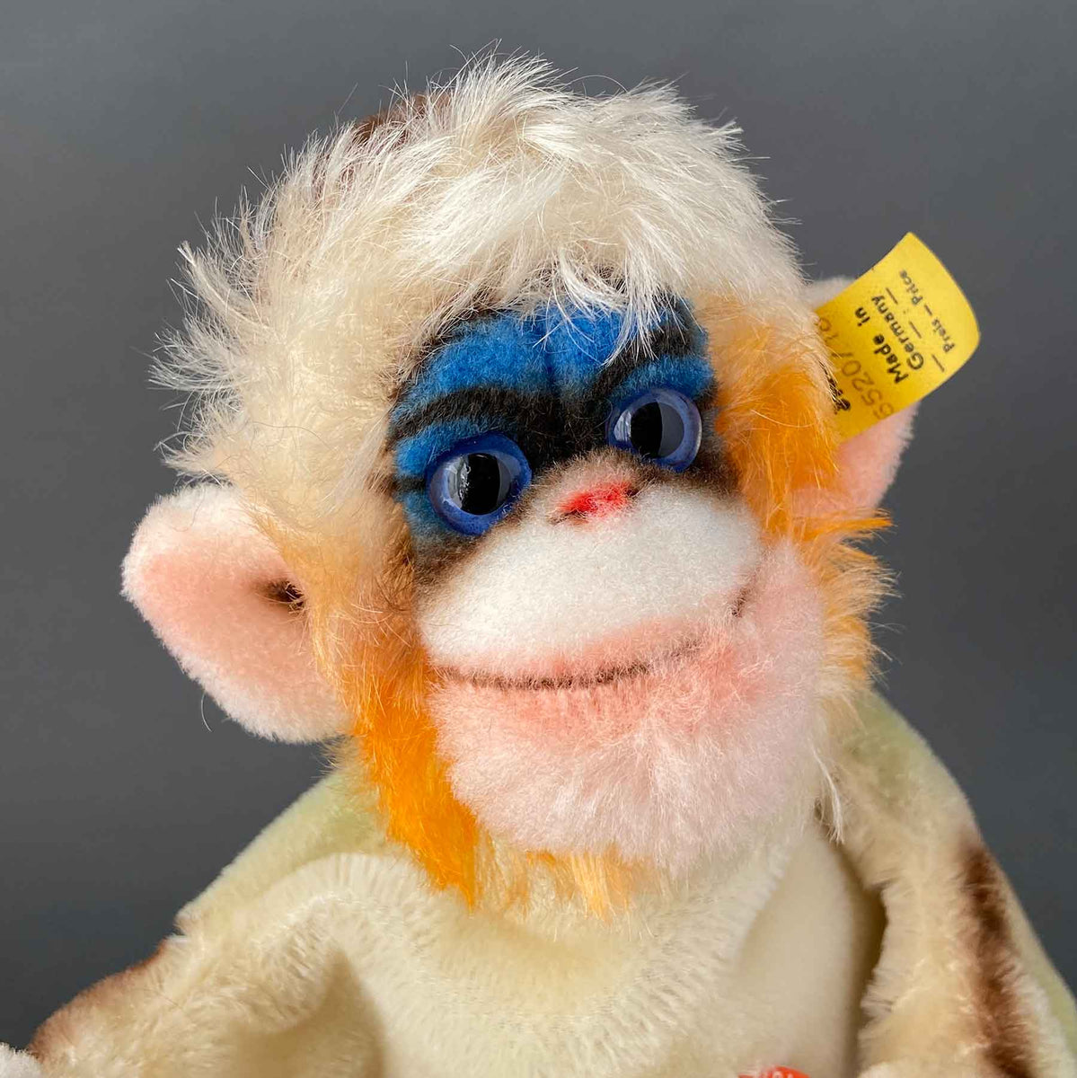 Vintage STEIFF Mungo Monkey Hand Puppet ~ 1968-78 – Once Upon A Puppet