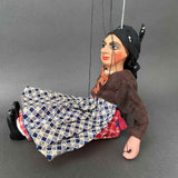 PEASANT LADY Marionette ~ Czechoslovakia early 1900s Rare!