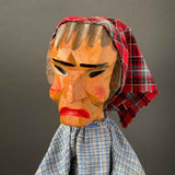 Decor-Spielzeug WITCH Hand Puppet ~ 1950-60s rare!