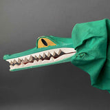 CROCODILE Hand Puppet by Lotte Sievers-Hahn ~ Germany 70-80s Rare!