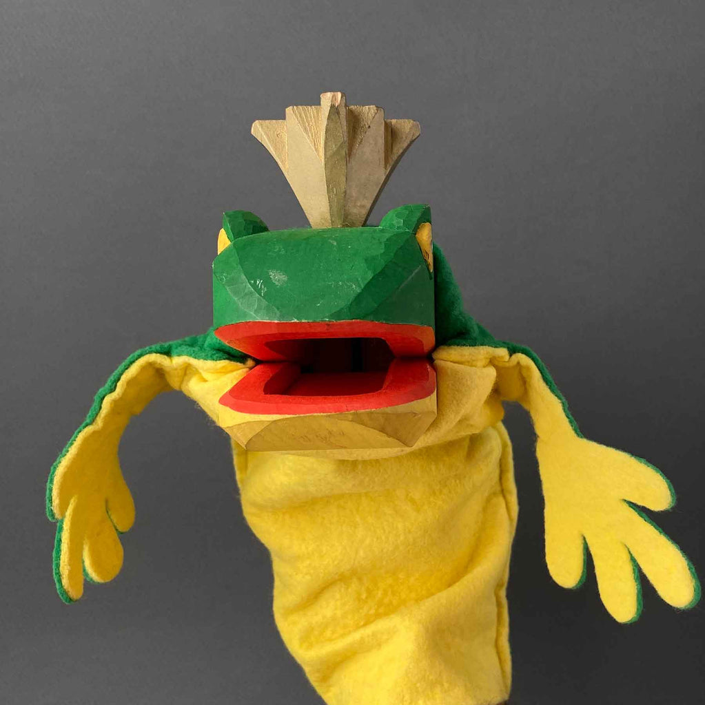 Sieve Puppet Vintage FROG PRINCE Hand Puppet by Lotte Sievers-Hahn ~ 1970-80s – Once ...