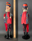 Mr PUNCH and JUDY Hand Puppets ~ Early 1900s Rare!