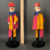 Mr PUNCH and JUDY Hand Puppets ~ Early 1900s