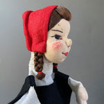 Little Red Riding Hood Puppet by Curt Meissner ~ Germany 1960s