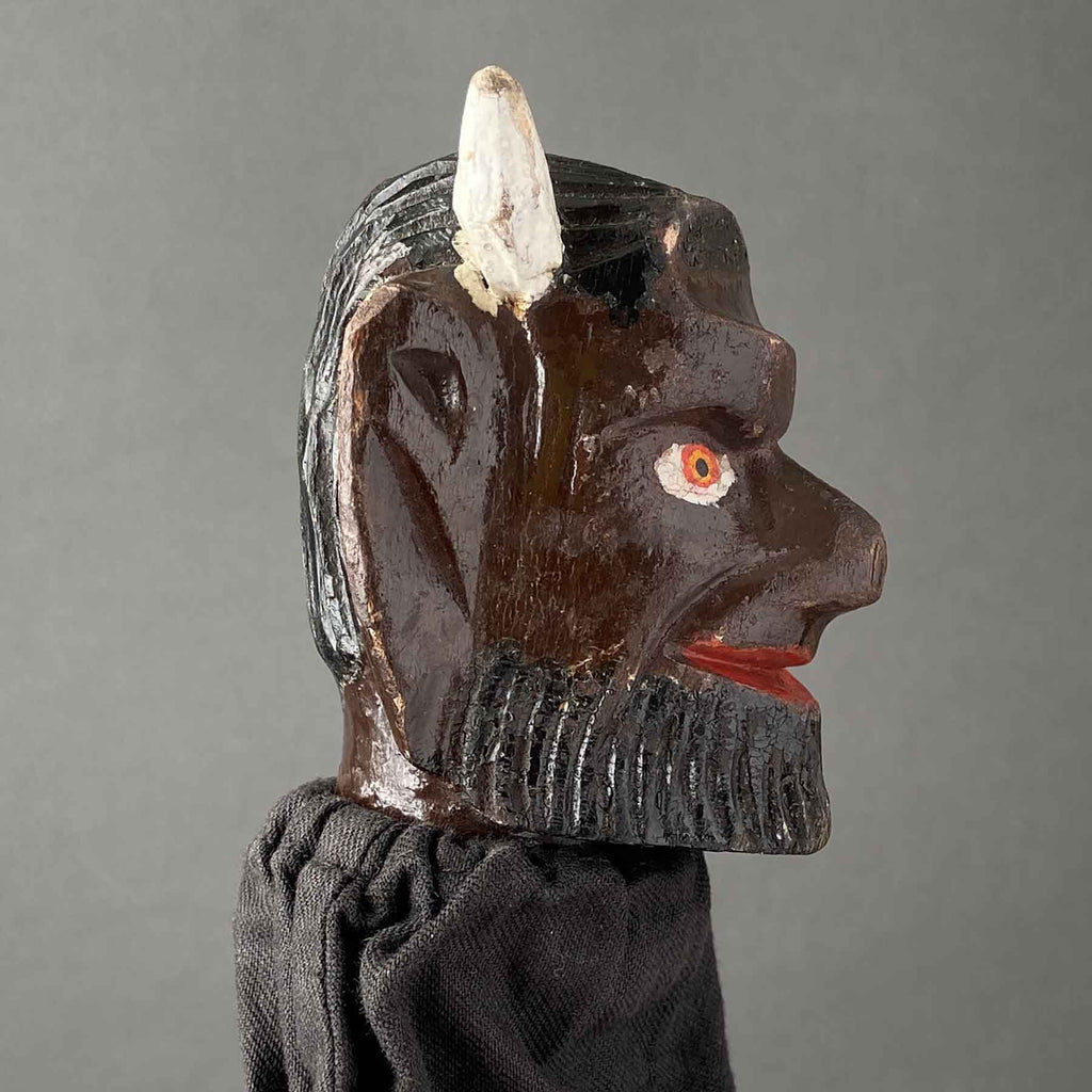 DEVIL Hand Puppet ~ 1930s Punch and Judy – Once Upon A Puppet