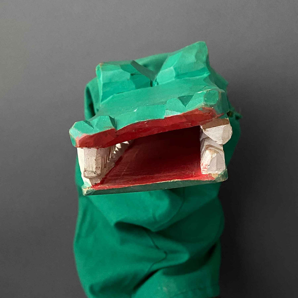 Sieve Puppet Vintage CROCODILE Hand Puppet by Lotte Sievers-Hahn ~ 1970-80s – Once ...