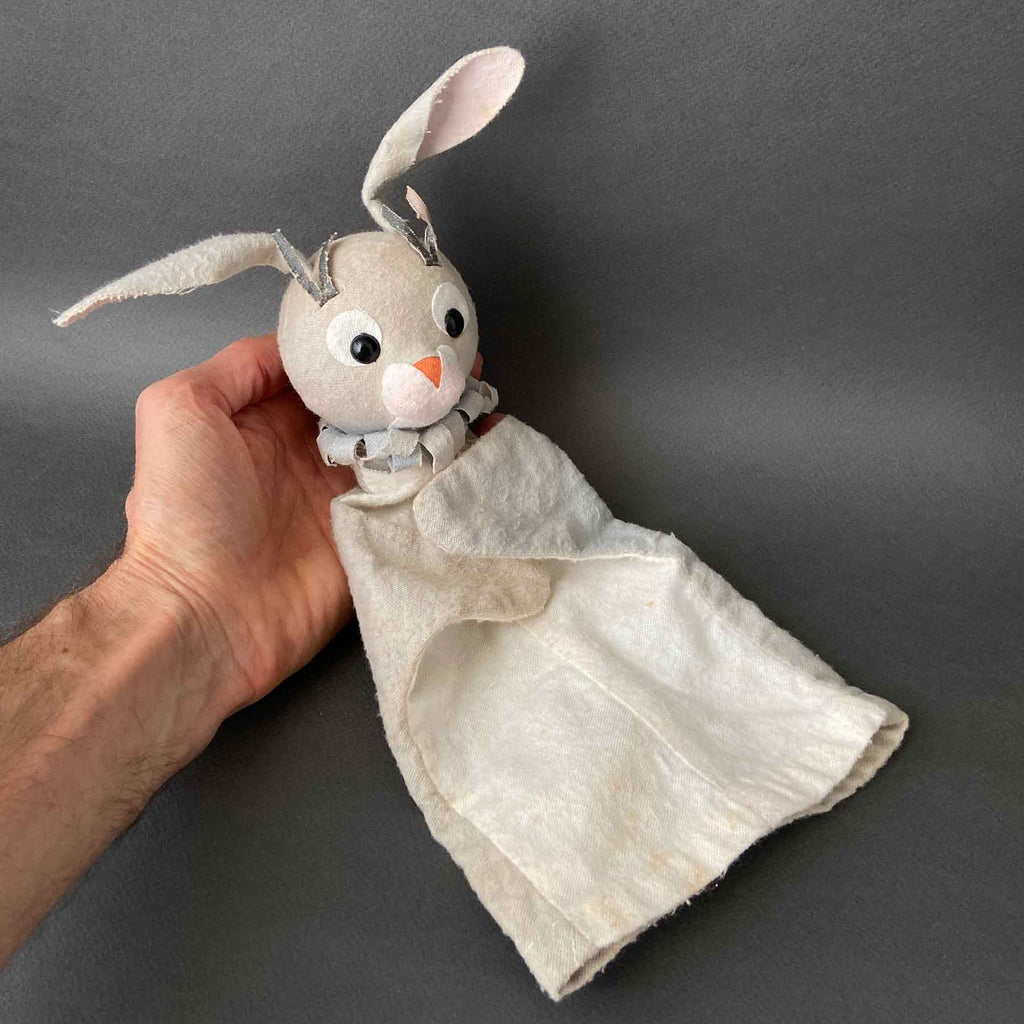 Vintage Rabbit Hand Puppet ~ Russian 1990s – Once Upon A Puppet