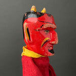 DEVIL Hand Puppet ~ 1960s Punch and Judy