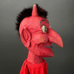 DEVIL Hand Puppet by Till De Kock ~ 1960s Rare!
