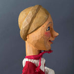 GRETEL Hand Puppet by Till De Kock ~ 1960s Rare!