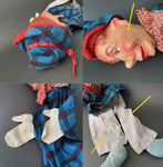 BOY Hand Puppet ~ by Gerhard Stiehl 1950s Rare!
