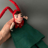 JOKER Hand Puppet by Curt Meissner ~ 1960s Rare!