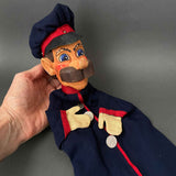 POLICEMAN Hand Puppet by Till De Kock ~ 1960s Rare!