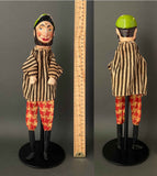 Set of Small Punch & Judy Hand Puppets ~ 1920-30s Rare!