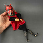 DEVIL Hand Puppet ~ Early 1900s Punch and Judy