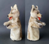 STEIFF Loopy Wolf Hand Puppet ~ 1960s Early Model!