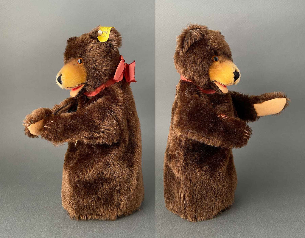 Vintage STEIFF Teddy BEAR Hand Puppet ~ ALL IDs 1949-58 Rare! – Once Upon A  Puppet