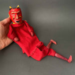 DEVIL Hand Puppet ~ 1960s Punch and Judy