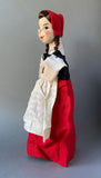 Little Red Riding Hood Puppet by Curt Meissner ~ Germany 1960s