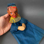Decor-Spielzeug Mr PUNCH Hand Puppet ~ 1950-60s rare!