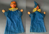 Decor-Spielzeug Mr PUNCH Hand Puppet ~ 1950-60s rare!