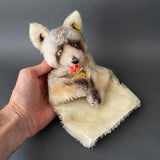 STEIFF Loopy Wolf Hand Puppet ~ ALL IDs 1968-78