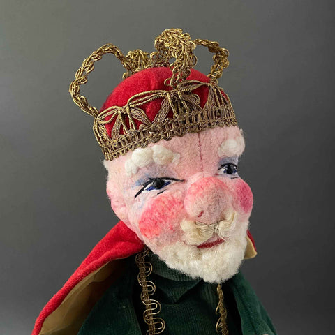 KING Hand Puppet by Curt Meissner ~ 1960s