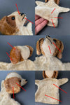 Dog Hand Puppet ~ Early 1900s Rare!