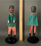 Set of Small Punch & Judy Hand Puppets ~ 1920-30s Rare!