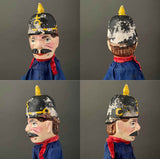 Set of Small Punch & Judy Hand Puppets ~ 1920-30s Rare!