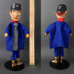 POLICEMAN Hand Puppet Thuringia Workshop ~ 1960s