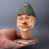 Forest Figure Puppet Head ~ 1940s Unique!