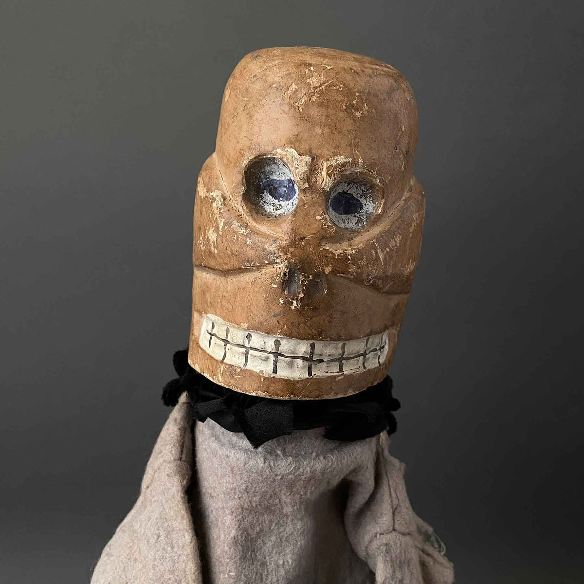 SKELETON Hand Puppet ~ 1920s Punch and Judy Show – Once Upon A Puppet