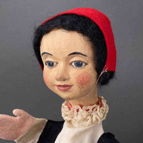 Little Red Riding Hood Hand Puppet ~ 1950s Unique!