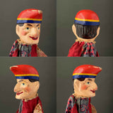 Set of Small Punch & Judy Hand Puppets ~ 1920-30s Rare!