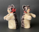 STEIFF Tabby Cat Hand Puppet ~ 1950s