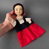 Little Red Riding Hood Hand Puppet ~ 1950s Unique!