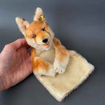 STEIFF Fox Hand Puppet ~ 1952-63 Rare!