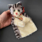 STEIFF Tabby Cat Hand Puppet ~ 1950s