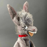 ANKER Mufti Donkey Hand Puppet ~ 1960s Rare!
