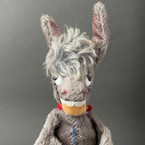 ANKER Mufti Donkey Hand Puppet ~ 1960s Rare!