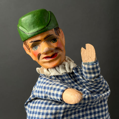 BOY Hand Puppet ~ 1950s Punch and Judy