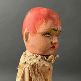 Boy Hand Puppet ~ Late 19th c. Punch and Judy Rare!