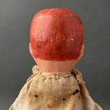 Boy Hand Puppet ~ Late 19th c. Punch and Judy Rare!