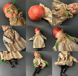 Boy Hand Puppet ~ Late 19th c. Punch and Judy Rare!