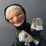 Bross GRANDMOTHER Hand Puppet ~ 1950s Rare!